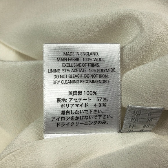 Richard Nicoll Beige & Tan Two-Tone Pencil Skirt Size US 6 - Picture 6 of 8